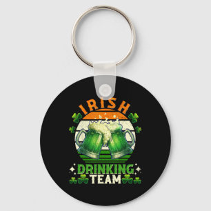 Lustiger St. Patricks Day Irischer Biertrinkteam I Schlüsselanhänger