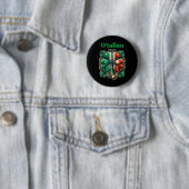 Lustiger St. Patricks Day Irischer Italienischer O Button (Beispiel)