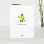 Lustiger St. Patrick's Day Karte (Rückseite)
