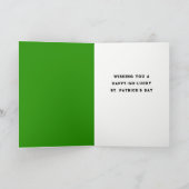Lustiger St. Patrick's Day Karte (Innenseite)