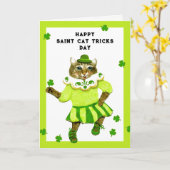 Lustiger St. Patrick's Day Karte (Gelbe Blume)