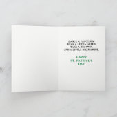 Lustiger St. Patrick's Day Karte (Innenseite)