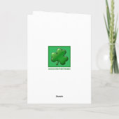 Lustiger St. Patrick's Day Karte (Rückseite)