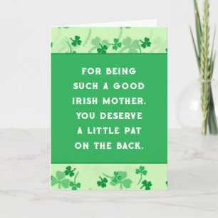 Lustiger St. Patrick's Day Karte
