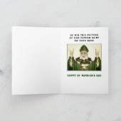 Lustiger St. Patrick's Day Karte (Innenseite)