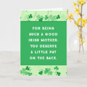 Lustiger St. Patrick's Day Karte (Gelbe Blume)