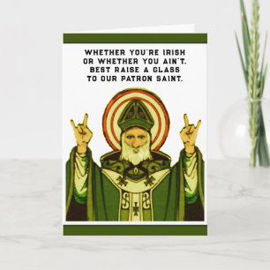 Lustiger St. Patrick's Day Karte