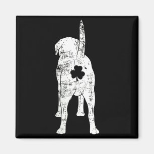 Lustiger St. Patricks Day Labrador Retriever für F Magnet