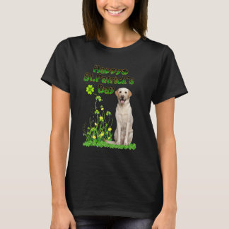 Lustiger St. Patricks Day Labrador Retriever Hund  T-Shirt