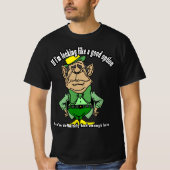Lustiger St. Patrick's Day Leprechaun T-Shirt (Vorderseite)