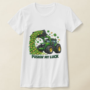 Lustiger St. Patrick's Day lustiger Traktor T-Shirt
