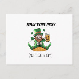 Lustiger St. Patrick's Day Postkarte