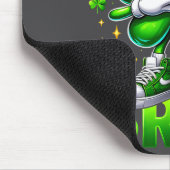 Lustiger St. Patrick's Day Six Seven Bruh 67 Meme Mousepad (Ecke)