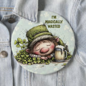 Lustiger St. Patrick's Day Trinkhumor Button (Beispiel)