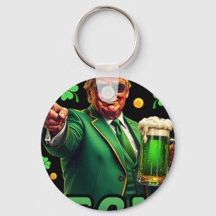 Lustiger St. Patricks Day Trump Lass Die Mätzchen Schlüsselanhänger