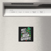 Lustiger St. Patricks Tag am wahrscheinlichsten ei Magnet (In Situ (Geschirrspüler))