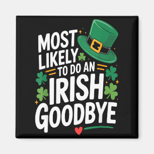 Lustiger St. Patricks Tag am wahrscheinlichsten ei Magnet