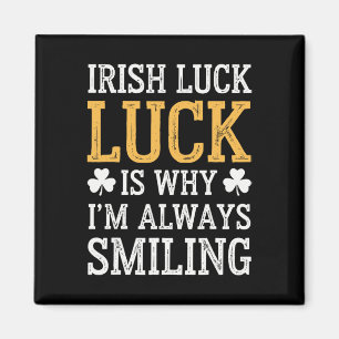 Lustiger St. Patricks Tag Irischer Stolz Shamrock  Magnet