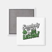 Lustiger St. Patricks Tag Irischer Stolz Shamrock  Magnet (Vorderseite/Rückseite)