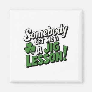 Lustiger St. Patricks Tag Irischer Stolz Shamrock Magnet