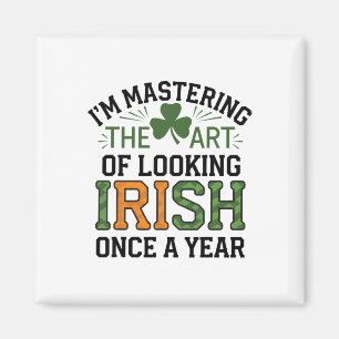 Lustiger St. Patricks-Tag Irischer Stolz Shamrock  Magnet