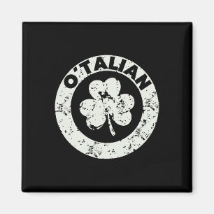 Lustiger St. Patricks Tag Italienisch Irische Bezi Magnet