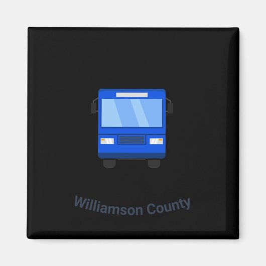 Lustiger Stadtbusfahrer So rolle ich Magnet (Vorne)