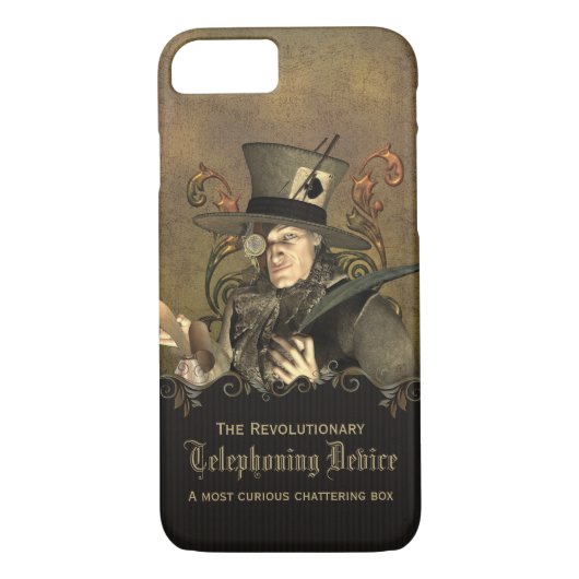 Lustiger Steampunk wütender Hutmacher Case-Mate iPhone Hülle (Rückseite)