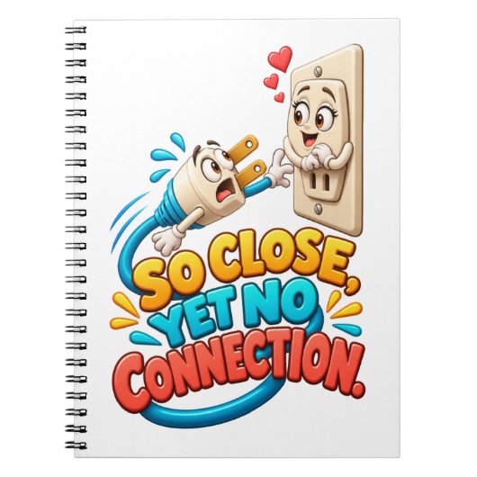Lustiger Stecker und Buchsen-Humor Notizblock (Vorderseite)