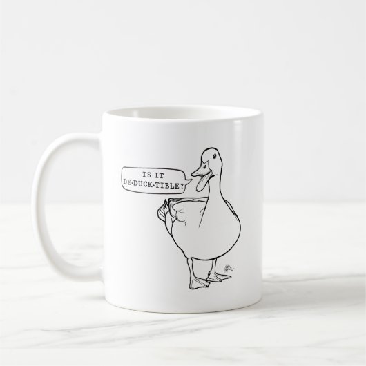 Lustiger Steuerberater-Tax Kaffeetasse (Links)