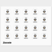 Lustiger Sticker Endboss Gans (Blatt)