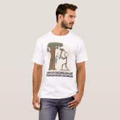 Lustiger Stickman-Slogan T-Shirt (Vorne ganz)