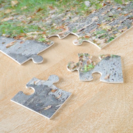 Lustiger Stier-Bison, der seine Testikel leckt Puzzle (Seite)