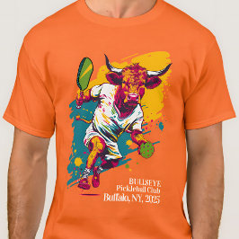 Lustiger Stier Pickleball T-Shirt