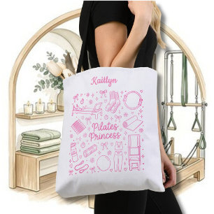 Lustiger stilvoller Pilates-Prinzessin-Workout-Nam Tasche