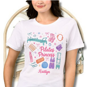 Lustiger stilvoller Pilates-Prinzessin-Workout-Nam Tri-Blend Shirt