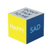 Lustiger Stimmungs-Würfel Würfel (Vorderseite Schrägansicht)