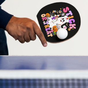 Lustiger Stock oder süße Behandlung niedliche Kran Tischtennis Schläger