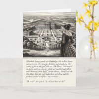 Lustiger Stolz und Vorurteil Jane Austen Karte