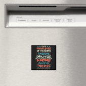 Lustiger stolzer Chef Mitarbeiter Anerkennung Büro Magnet (In Situ (Geschirrspüler))