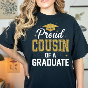 Lustiger stolzer Cousin 2026 Abschlussfeier Des T-Shirt
