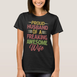 Lustiger stolzer Ehemann einer großartigen Frau 1 T-Shirt