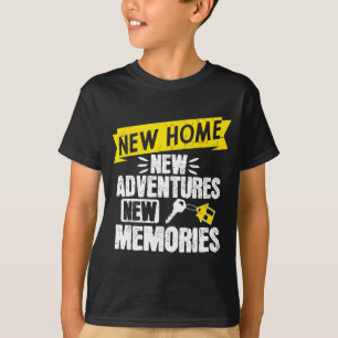 Lustiger stolzer Hausbesitzer Neue HeimatNeue Aben T-Shirt