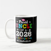 Lustiger stolzer Onkel eines Kindergartenabsolvent Kaffeetasse (Links)