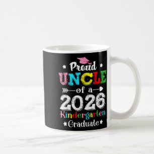 Lustiger stolzer Onkel eines Kindergartenabsolvent Kaffeetasse