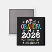 Lustiger stolzer Opa eines Kindergartenjahrgangs 2 Magnet (Vorderseite/Rückseite)