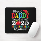 Lustiger stolzer Papa eines Cl von 2025 Kindergart Mousepad (Mit Mouse)
