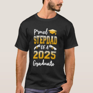 Lustiger stolzer Stiefvater eines Absolventen der  T-Shirt