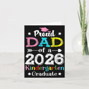 Lustiger stolzer Vater einer Kindergartenklasse 20 Karte