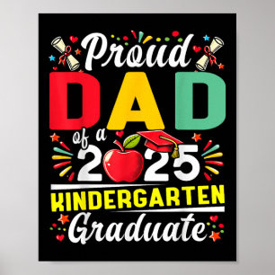 Lustiger stolzer Vater eines Cl von 2025 Kindergar Poster